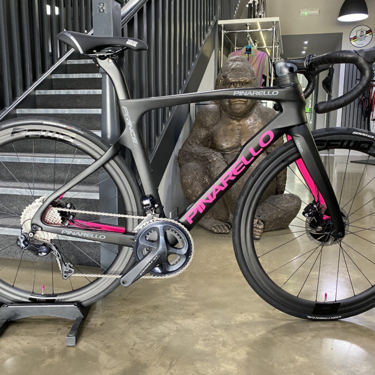 Pinarello PRINCE DISC Carbon Road Bike with ULTEGRA : 741 : PINK